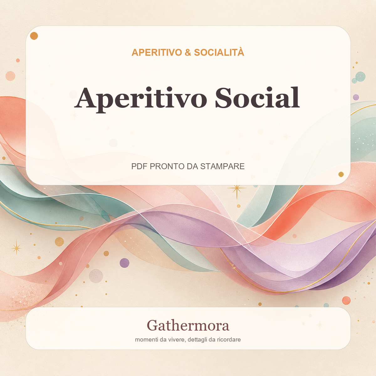 Copertina Aperitivo Social - Carte, Sfide e Degustazione