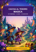 Copertina Caccia al Tesoro Magica per bambini 6-8 anni