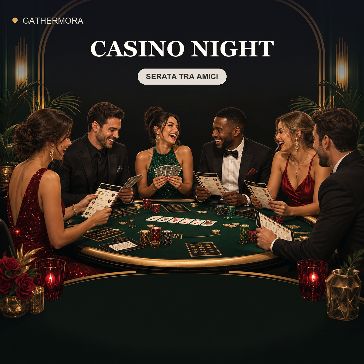 Copertina Casino Night - Kit stampabile