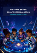 Copertina Missione Spazio Escape Room Galattica 9-12 anni