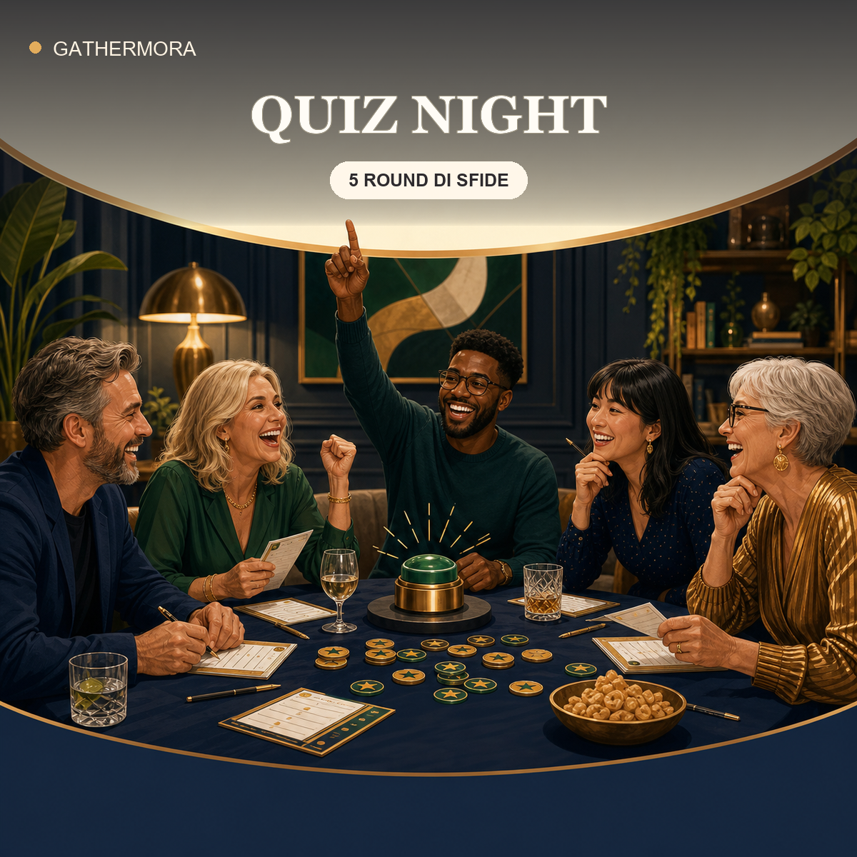 Copertina Quiz Night - La Sfida dei 5 Round