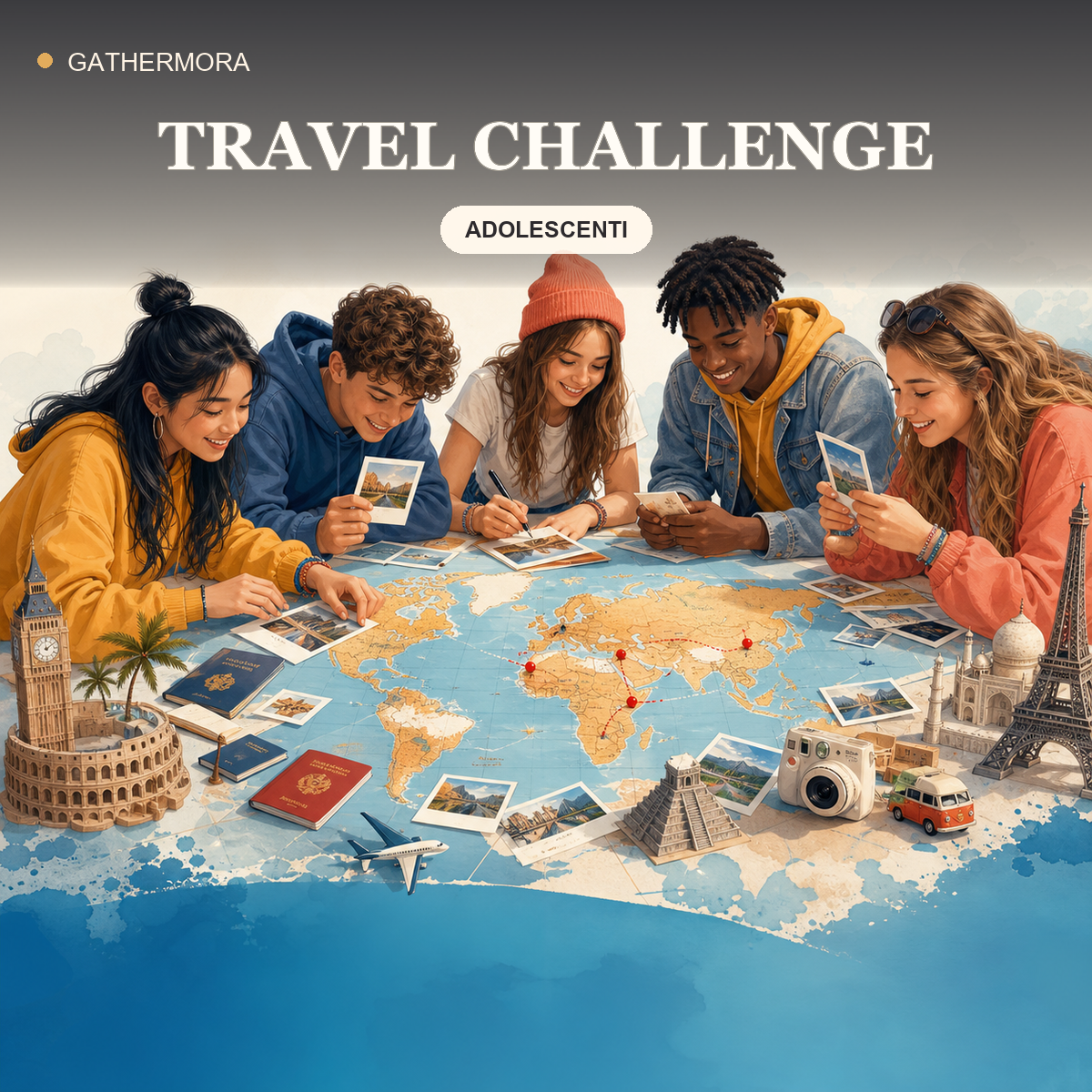 Copertina Travel Challenge - Kit adolescenti
